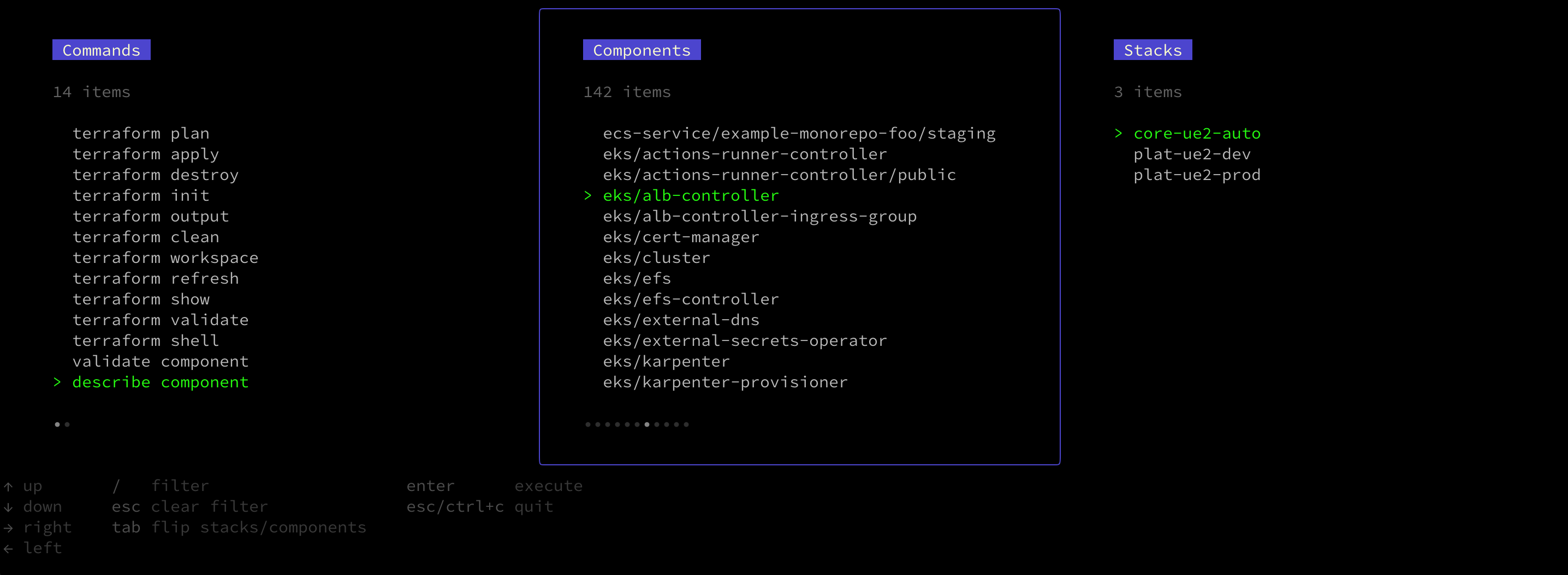 atmos CLI command mode 2